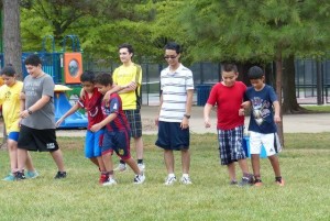 3-legged race boys